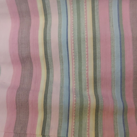 Rough Hewn Pink Multicolored Horizontal Striped Wrap Skirt Size 4 - Picture 9 of 13